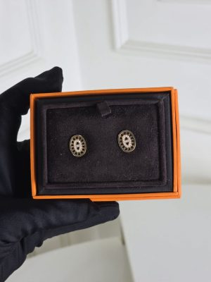 Hermes earrings gold 18k
