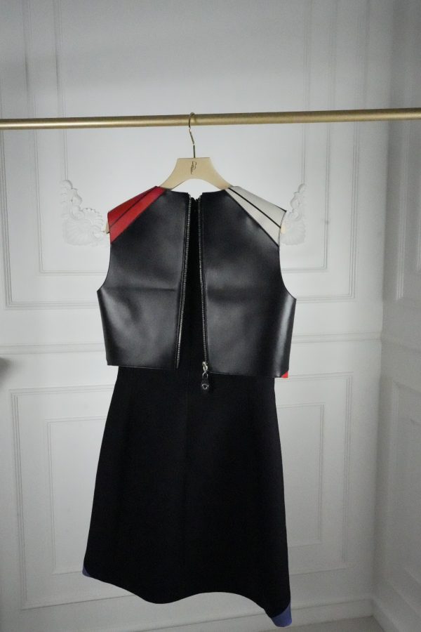 LV LEATHER  DRESS