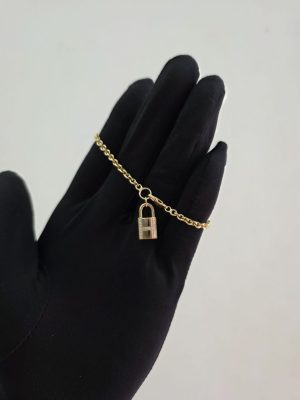 Hermes bracelet 18kgold & diamond