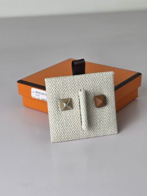 Hermes medor earrings