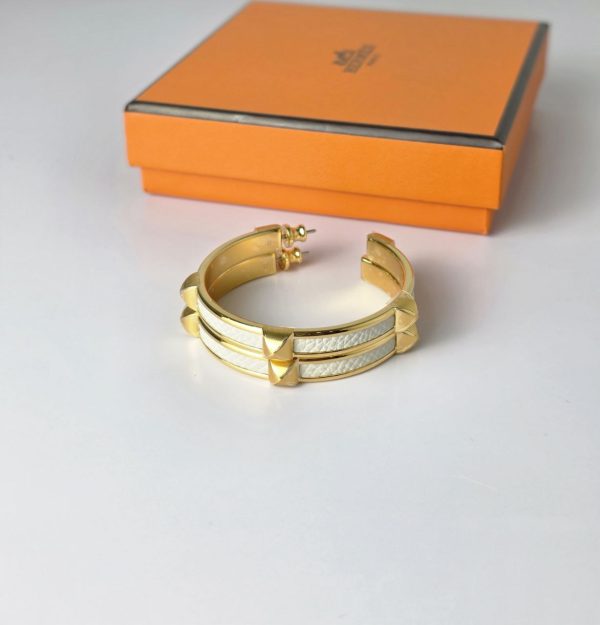 Hermes Athena earrings, large model