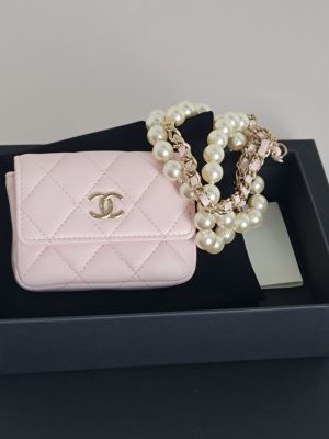 Chanel Quilted pink