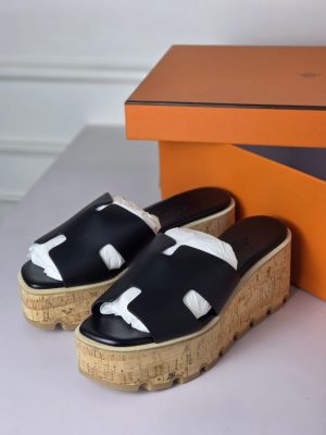 Hermès Éclair Platform Sandals