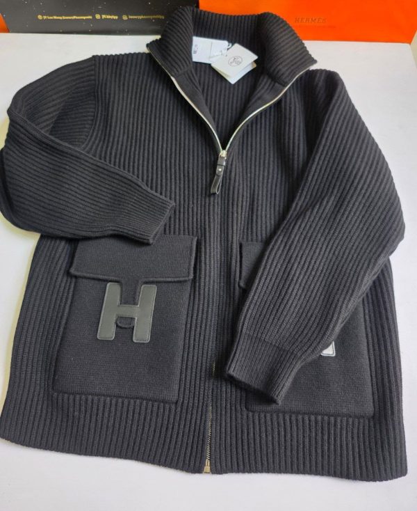 Hermes Zip Cardigan